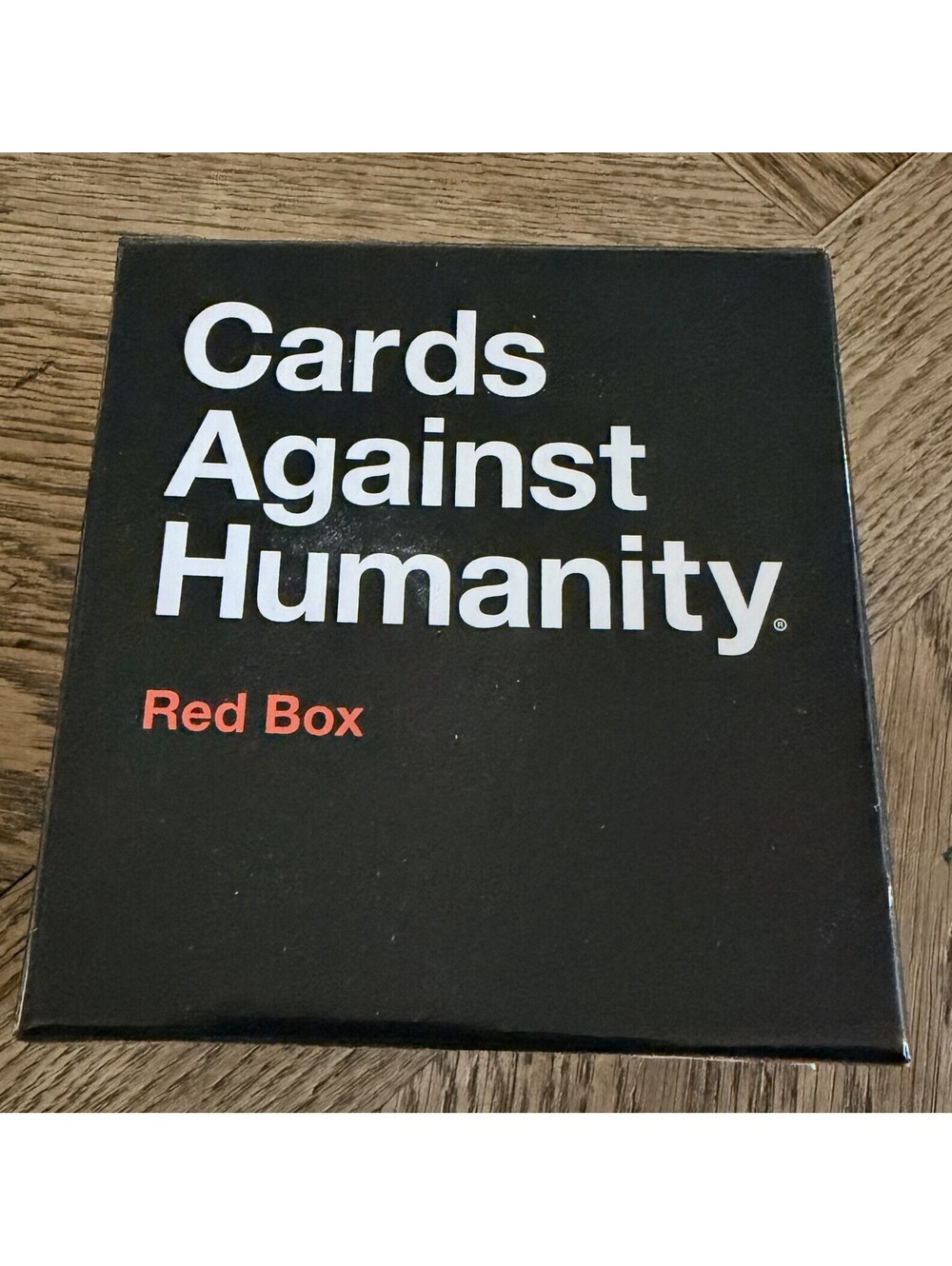 CARDS AGAINST HUMANITY Game - Red Box - COMPLETE with all cards - Great Shape!!!
